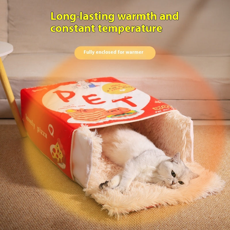 Fully Enclosed Sense Of Security Pet Bed