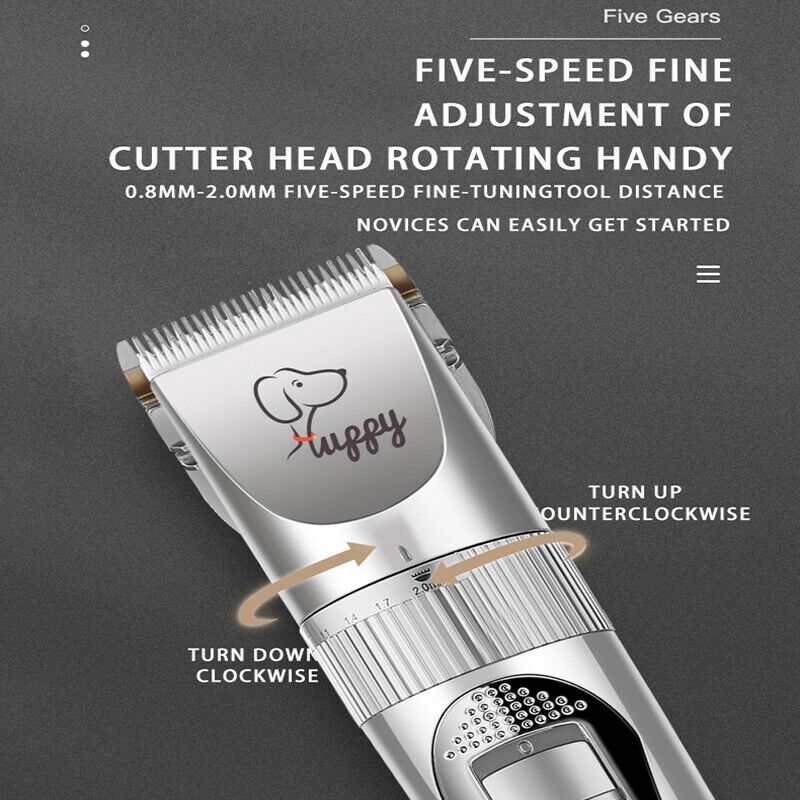 nail clipper with silver metal body, ceramic blade, adjustable five-speed cutting head and textured grip